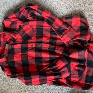 flannel size large worn once